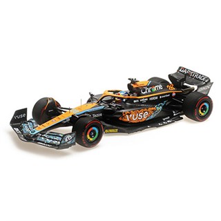 Minichamps McLaren MCL36 - 2022 Abu Dhabi Test - #28 O. Piastri 1:18 model car