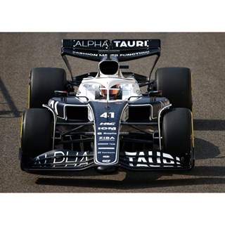 Minichamps AlphaTauri AT03 - 2022 Abu Dhabi Test - #41 N. De Vries 1:18 model car
