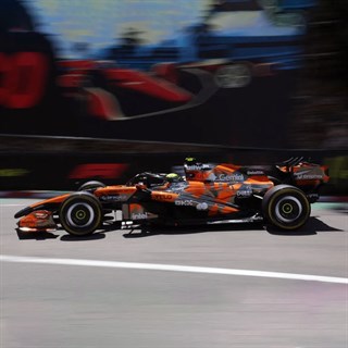 Minichamps McLaren MCL40 - 2026 Monaco Grand Prix - #4 Lando Norris 1:18 model car