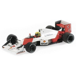 Minichamps McLaren MP4/5B 'Dirty Version' - 1990 Formula One World Champion - #27 A. Senna 1:18 model car