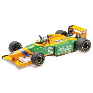 Minichamps Benetton B192 - 1st 1992 Belgian Grand Prix - #19 M. Schumacher 1:18 model car
