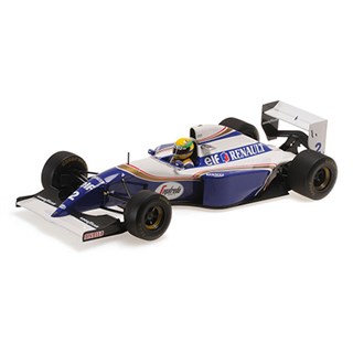 Minichamps Williams FW16 'Dirty Version' - 1994 San Marino Grand Prix - #2 A. Senna 1:18 model car