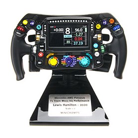 Minichamps Mercedes F1 W11 Steering Wheel - 2020 - #44 Lewis Hamilton 1:2