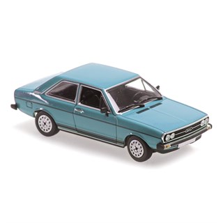 Maxichamps Audi 80 GTE 1972 - Bright Blue 1:43 model car
