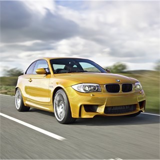 Maxichamps BMW 1 Series M Coupe 2011 - Yellow 1:43 model car