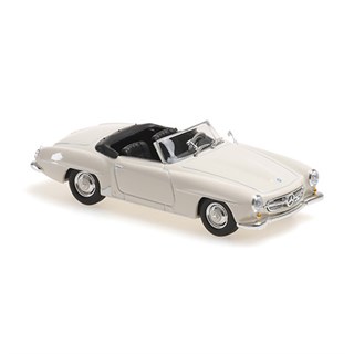Maxichamps Mercedes 190 SL (W121) 1955 - White 1:43 model car