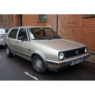 Maxichamps Volkswagen Golf II (4-Door) 1985 - Silvergreen metallic 1:43 model car