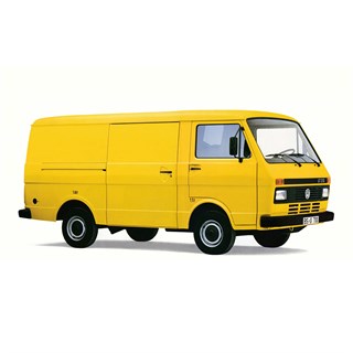 Maxichamps Volkswagen T3 Kastenwagen 1983 - Yellow 1:43 model car
