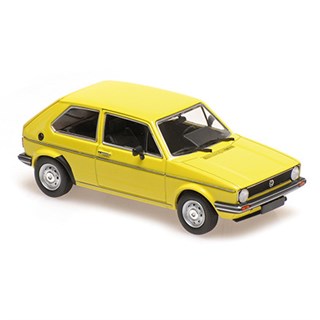 Maxichamps Volkswagen Golf Mk.1 1980 - Yellow 1:43 model car