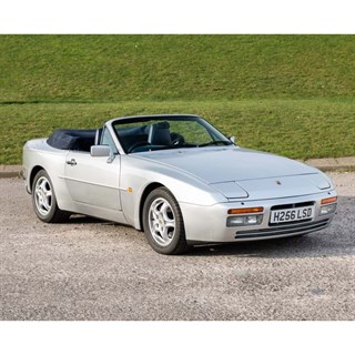 Maxichamps Porsche 944 Cabriolet 1991 - Silver Metallic 1:43 model car
