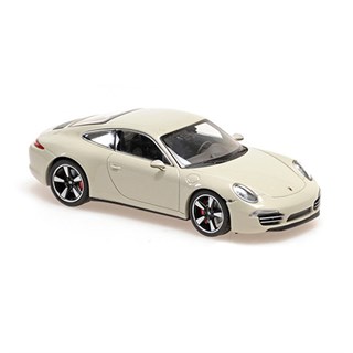 Maxichamps Porsche 911 (991) 'SOMO 50Y' 2023 - Light Grey 1:43 model car