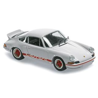 Maxichamps Porsche 911 Carrera RS 3.0 1974 - White w. Red Decals 1:43 model car