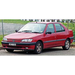 Maxichamps Peugeot 306 4-Door 1995 - Red 1:43 model car