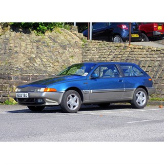 Maxichamps Volvo 480 ES Coupe 1986 - Blue Metallic 1:43 model car