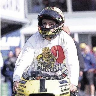 Minichamps Figure - 2001 500cc World Champion - #46 V. Rossi 1:12