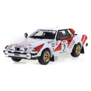 IXO Toyota Celica 2000 GT - 1982 Ivory Coast Rally - #3 B. Waldegaard 1:43 model car