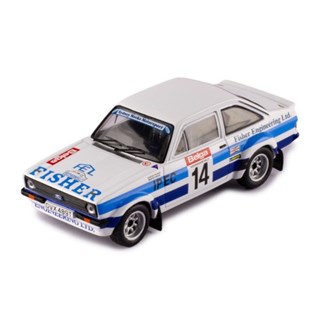 IXO Ford Escort Mk.II RS 1800 - 1981 Haspengouw Rally - #14 B. Fisher 1:43 model car