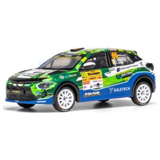 IXO Lancia Ypsilon Rally4 HF - 2025 Barum Rally - #40 Craig Rahill 1:43 model car
