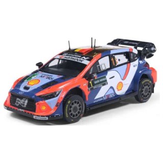IXO Hyundai i20 N Rally1 - 1st 2025 Rally Saudi Arabia - #1 Thierry Neuville 1:43 model car