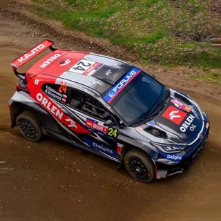 IXO Toyota GR Yaris Rally2 - 2025 Rally Chile - #24 Kajetan Kajetanowicz 1:43 model car