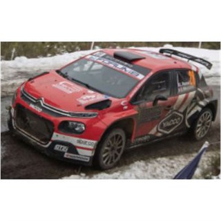 IXO Citroen C3 Rally2 - 2026 Monte Carlo Rally - #28 Leo Rossel 1:43 model car