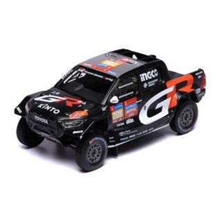 IXO Toyota GR Hilux - 2024 Dakar Rally - #209 Giniel de Villiers 1:43 model car