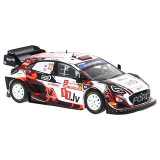 IXO Ford Puma Rally1 - 2024 Rally Poland - #22 M. Sesks 1:43 model car
