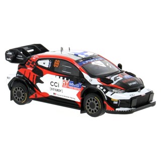 IXO Toyota GR Yaris Rally1 - 2024 Rally Finland - #69 K. Rovanpera 1:43 model car