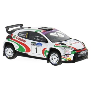IXO Toyota GR Yaris Rally2 - 1st 2024 Grampian Forest Rally - #1 Chris Ingram 1:43 model car