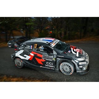 IXO Toyota GR Yaris Rally1 - 1st 2025 Monte Carlo Rally - #17 Sebastien Ogier 1:43 model car