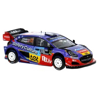 IXO Ford Puma Rally1 - 2025 Rally Sweden - #22 Martins Sesks 1:43 model car
