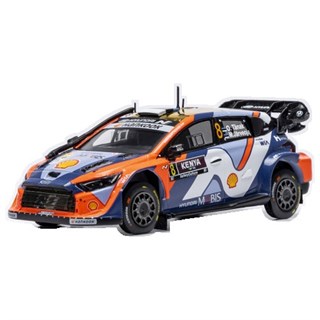 IXO Hyundai i20 N Rally1 - 2025 Safari Rally - #8 Ott Tanak 1:43 model car