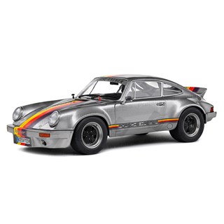 Solido Porsche 911 RSR 'Kremer Rally' 1973 - Silver 1:18 model car