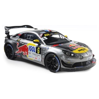 Solido Alpine A110 RGT+ - 1st 2024 Rally Mont Blanc - #6 Sebastien Loeb 1:18 model car