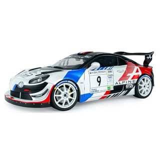 Solido Alpine A110 RGT+ - 1st 2025 Rally De La Vienne - #9 Nicolas Hernandez 1:18 model car
