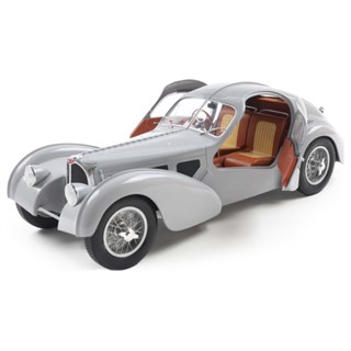 Solido Bugatti Atlantic Type 57 SC 1937 - Matt Silver 1:18 model car