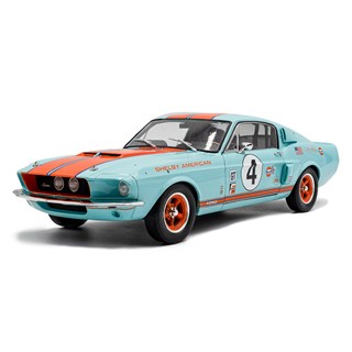 Solido Shelby GT500 1967 - Light Blue/Orange 1:18 model car