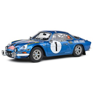 Solido Alpine A110 1600S - 1972 Monte Carlo Rally - #1 Jean-Luc Therier 1:18 model car