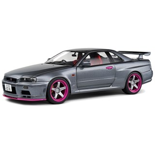 Solido Nissan Skyline GT-R (R34) 1999 - Grey 1:18 model car