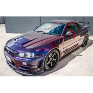 Solido Nissan Skyline GT-R (R34) Z-Tune 1999 - Midnight Purple 1:18 model car