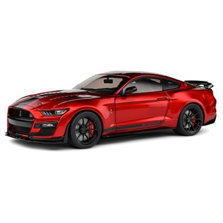 Solido Shelby Mustang GT500 KR 2023 - Red/Black 1:18 model car