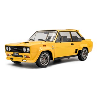 Solido Fiat 131 Abarth 1980 - Yellow 1:18 model car