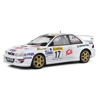 Solido Subaru Impreza WRC - 1999 Monte Carlo Rally - #17 G. Panizzi 1:18 model car