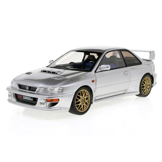 Solido Subaru Impreza 22B 1998 - Silver 1:18 model car
