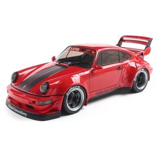 Solido Porsche 911 RWB w. Bodykit 2024 - Taikano Kaishin Red 1:18 model car