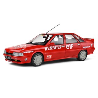 Solido Renault 21 Mk.1 Turbo - 1988 Record De Vitesse Sur Glace - Red 1:18 model car