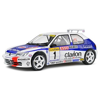 Solido Peugeot 306 Maxi - 1996 Monte Carlo Rally - #1 F. Delecour 1:18 model car