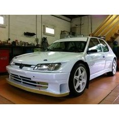 Solido Peugeot 306 Maxi Kit Car 1996 - White 1:18 model car