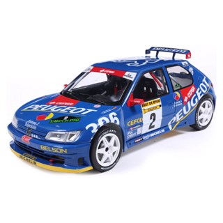 Solido Peugeot 306 Maxi - 1st 1997 Rally Aviles - #2 Jaime Azcona 1:18 model car