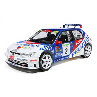 Solido Peugeot 306 Maxi - 1st 1998 Rally Cortes Ingles - #2 Gilles Panizzi 1:18 model car